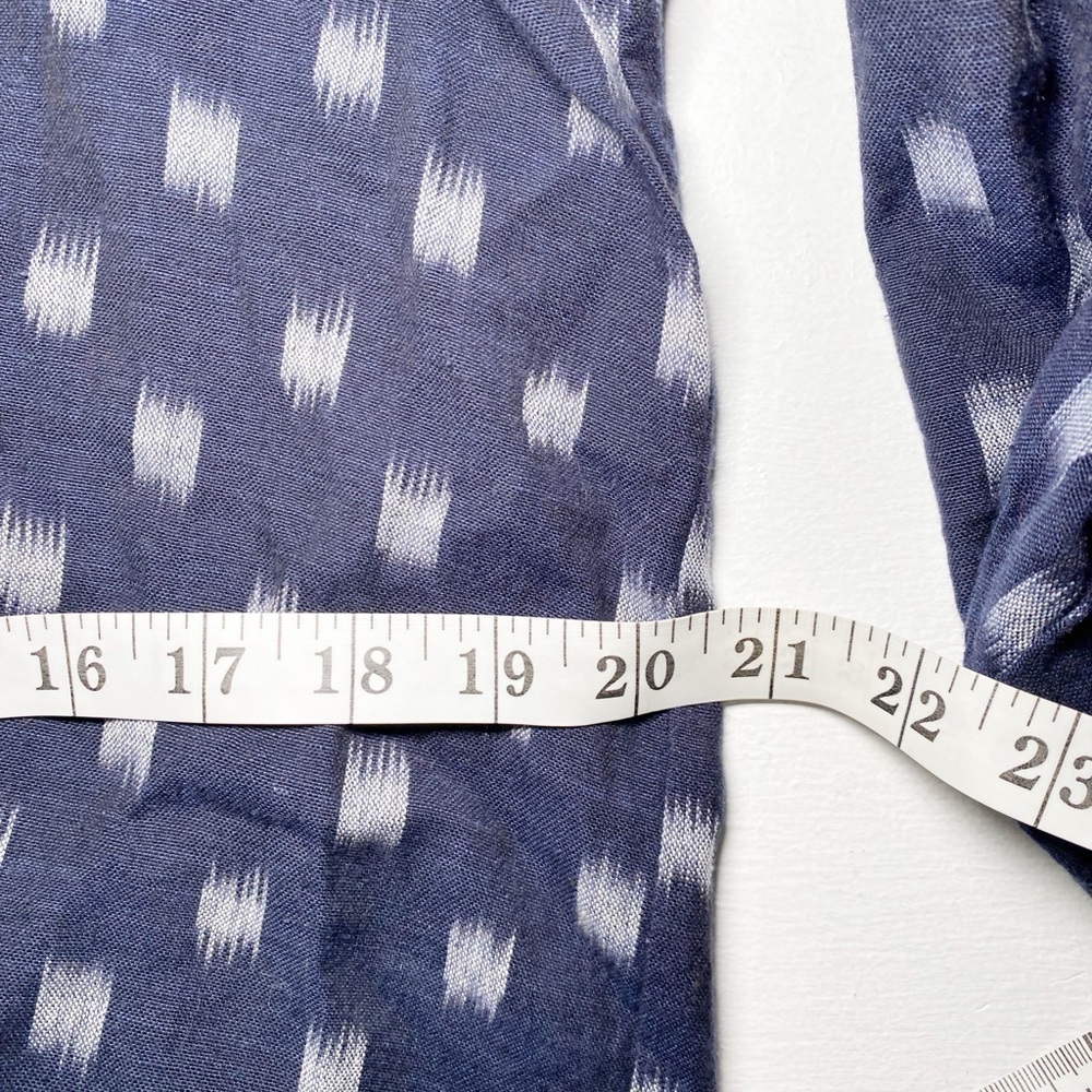 Ulla Johnson Blue White Indigo Ikat Print Corsica Dress - Picture 11 of 16